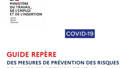 Guide repère Entreprises prévention covid-19 – ministère du Travail