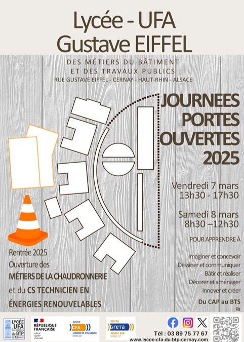 Portes Ouvertes au Lycée – UFA Gustave Eiffel